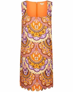 Discount Manoush Robe en Velours côtelé Fall imprimée violet/multicolore