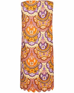 Discount Manoush Robe en Velours côtelé Fall imprimée violet/multicolore