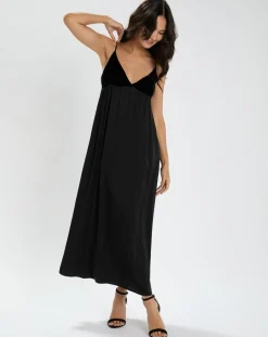 Femme Lauren Vidal Robe Fizz noire