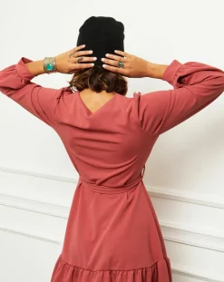 Femme Alice & Charlotte Robe Florianne rose