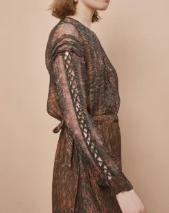 Femme Mare di Latte Robe Frances granit cumin