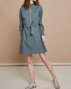 Sale Mare di Latte Robe Francesca bleu/gris