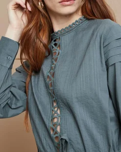 Sale Mare di Latte Robe Francesca bleu/gris