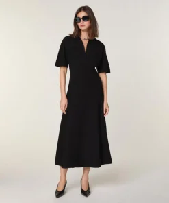 Femme Rodier Robe Freesia en Laine mélangé noire