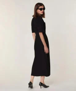 Femme Rodier Robe Freesia en Laine mélangé noire