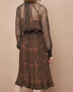 Femme Mare di Latte Robe Giulietta granit cumin