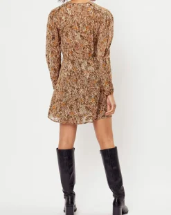 See u Soon Robe imprimée Alexa rose/marron