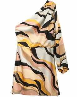 Femme See u Soon Robe imprimée Camille grise