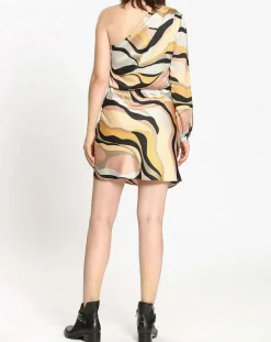 Femme See u Soon Robe imprimée Camille grise