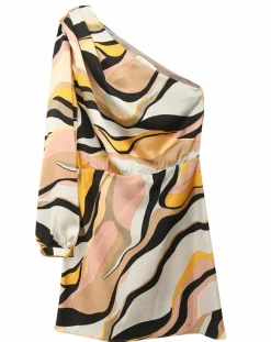 Femme See u Soon Robe imprimée Camille grise