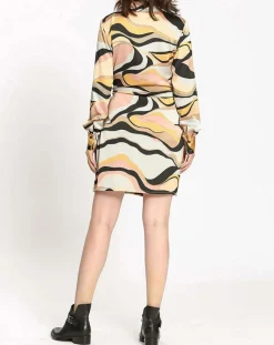 Femme See u Soon Robe imprimée Margot grise