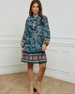 Sale Alice & Charlotte Robe imprimée mi-longue Charlie canard