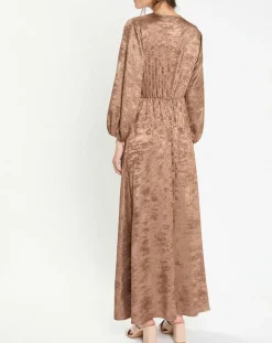 Femme Lauren Vidal Robe irisée Glam marron