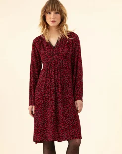 Clearance Indies Robe Jerry leo rouge