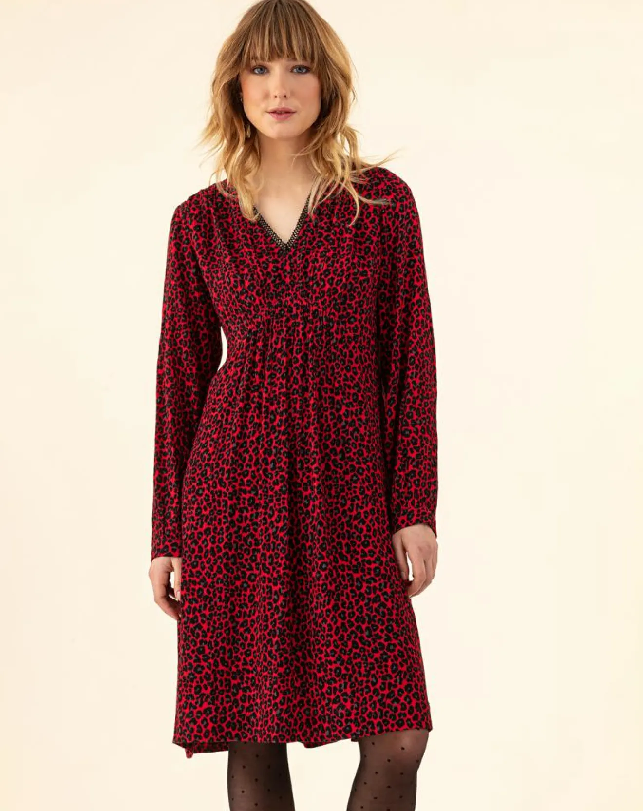 Clearance Indies Robe Jerry leo rouge