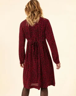 Clearance Indies Robe Jerry leo rouge