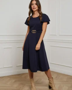 Alice & Charlotte Robe Judith marine