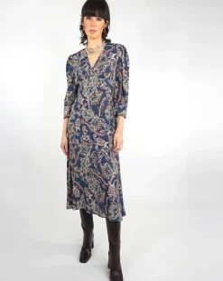 Best See u Soon Robe Kassandra imprimée marine