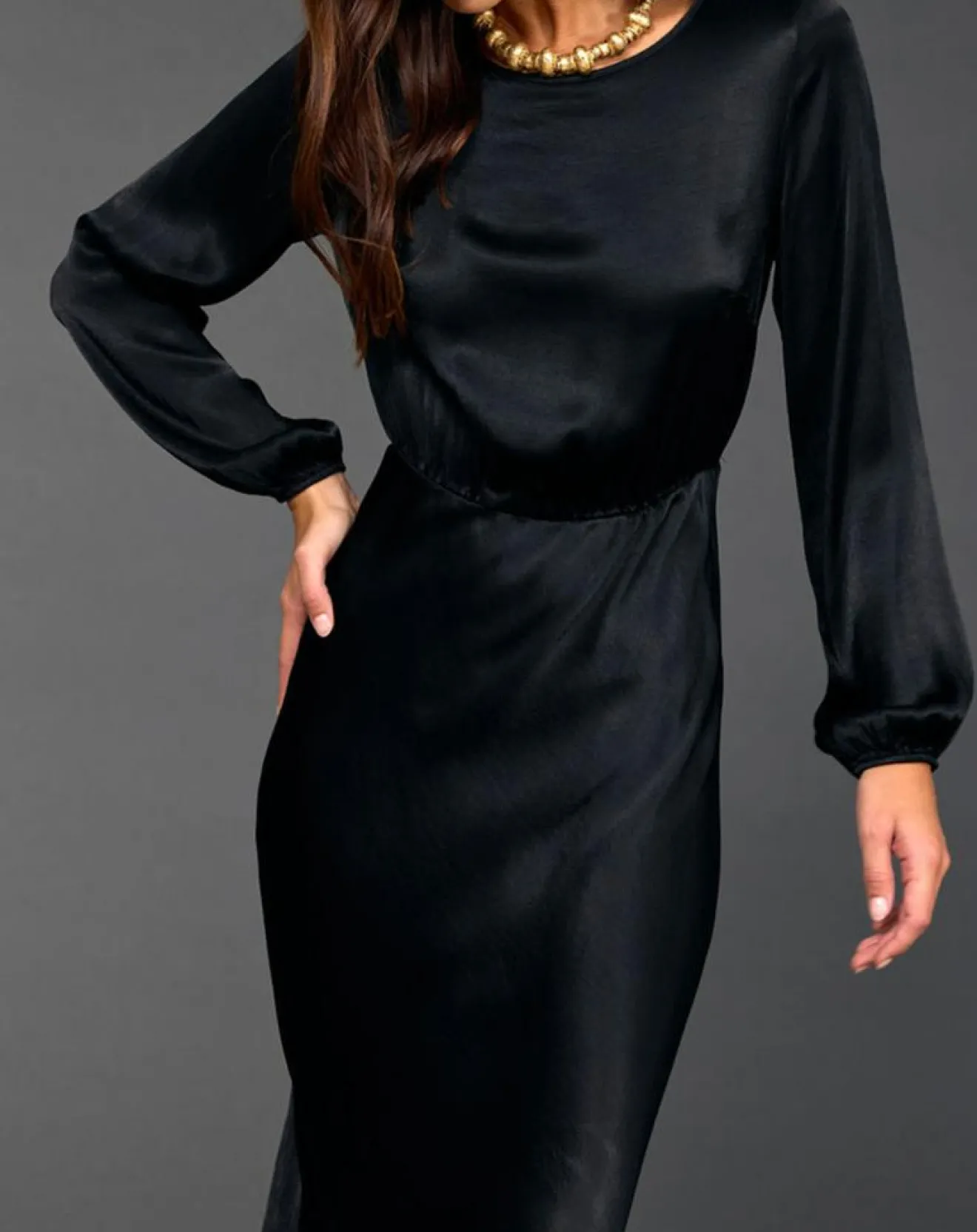 New Lauren Vidal Robe Kimi noire