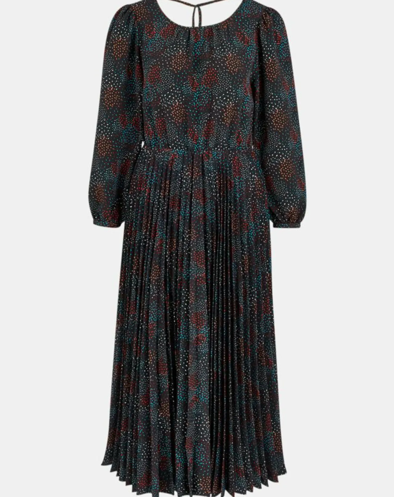 Outlet Galeries Lafayette Robe longue et plissée Gaia noire