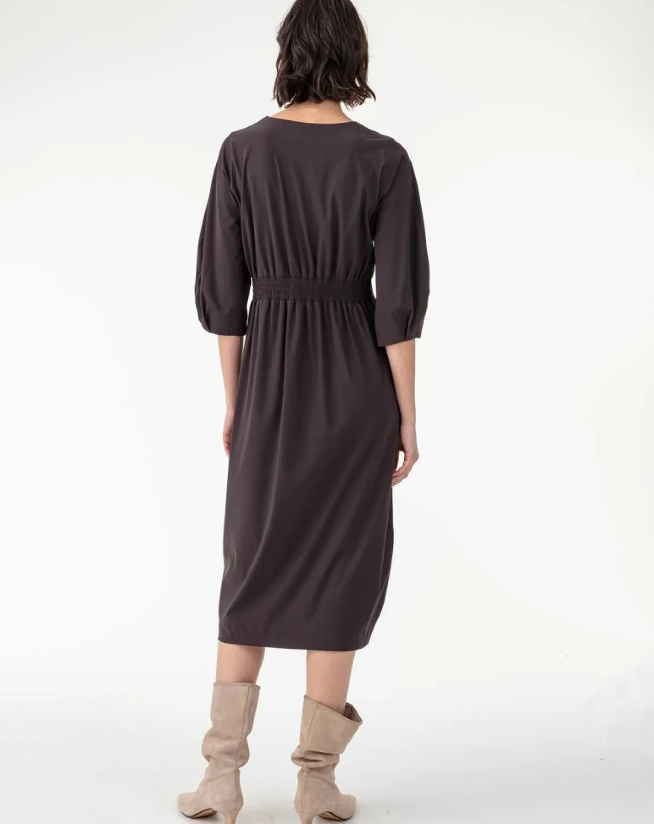 Discount Indies Robe Longue Miranda choco