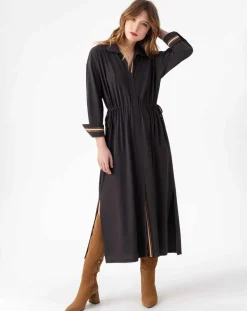 Femme Indies Robe Longue Rhea choco