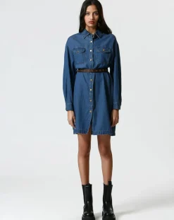 Outlet The Korner Robe Lucie bleue