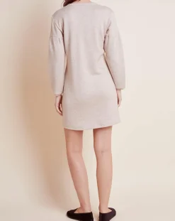 Femme Le Chat Robe Maille Love miel