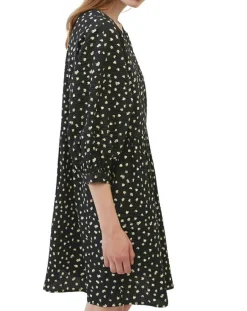 Femme Marc O'Polo Robe manches ballons imprimée fleurs noire