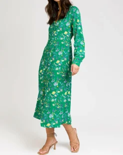 Femme An'ge Robe Mantra poppy vert