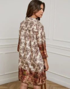 Femme Alice & Charlotte Robe Marine camel