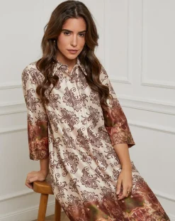 Femme Alice & Charlotte Robe Marine camel