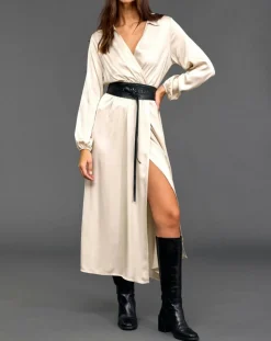 Femme Lauren Vidal Robe Mayfair crème