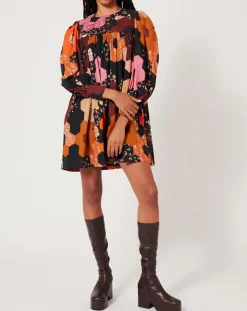 Femme Manoush Robe Médiéval Patchwork imprimée multicolore