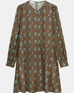 New Marc O'Polo Robe medium imprimée marron