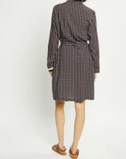 Femme Harris Wilson Robe Meril imprimée marine