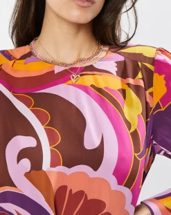 Femme La Petite Etoile Robe Messer psyché multicolore