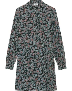 Femme Marc O'Polo Robe midi imprimée noir/multicolore