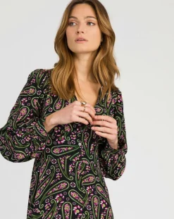 Sale An'ge Robe Molly paisley noir