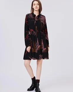 Sale See u Soon Robe Océane imprimée noir/violet