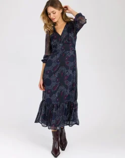 Sale An'ge Robe Oclande hilda bleu