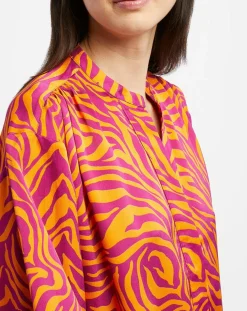 Femme Galeries Lafayette Robe Oversize Sirop 2 orange/violet
