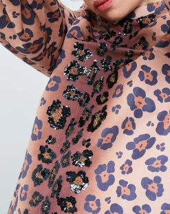 Online Manoush Robe Panther léopard marron