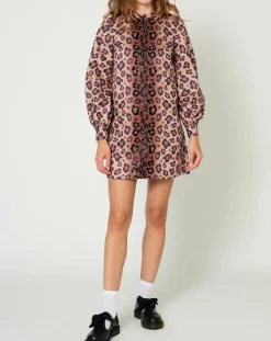 Online Manoush Robe Panther léopard marron