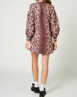 Online Manoush Robe Panther léopard marron