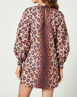Online Manoush Robe Panther léopard marron