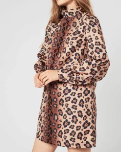 Online Manoush Robe Panther léopard marron