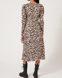 Hot Manoush Robe Panthère Coeur léopard