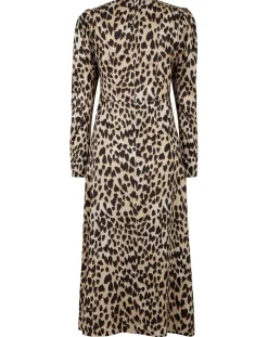 Hot Manoush Robe Panthère Coeur léopard