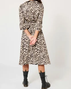 Femme Manoush Robe Panthère Coeur léopard